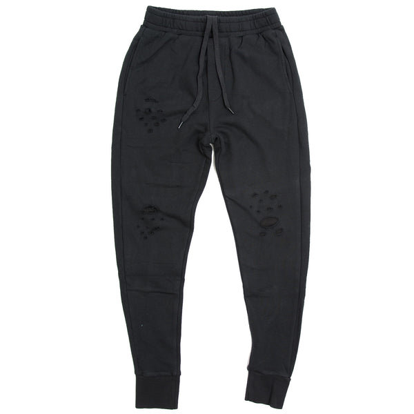 DISTRESS JOGGERS BLACK