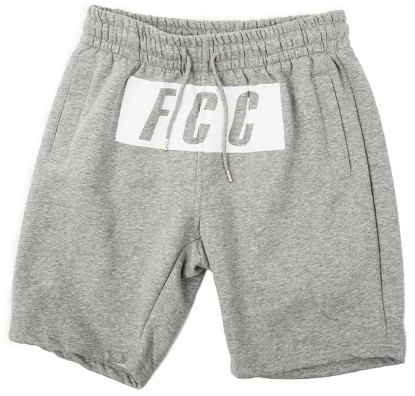 FCC BOX LOGO SHORTS GREY
