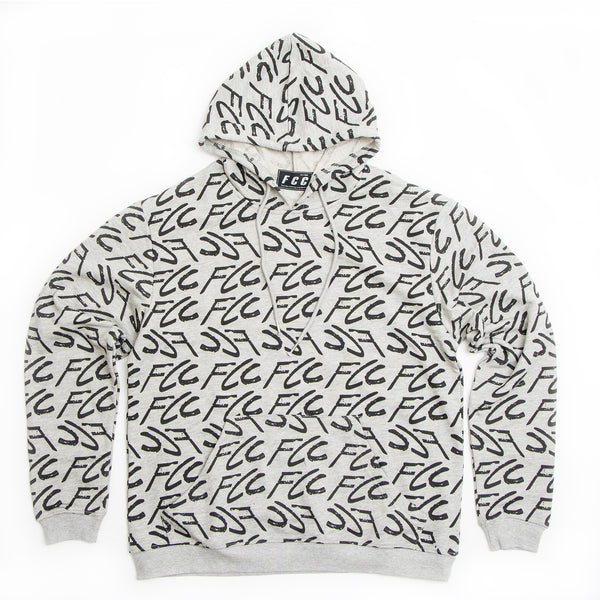 FCC GRAFFITI HOODIE GREY