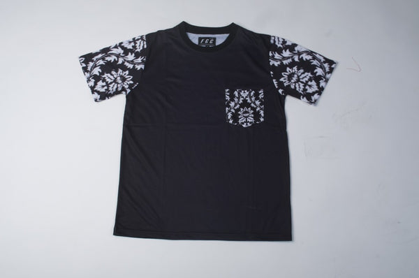 TRIBE POCKET TEE IN BLACK