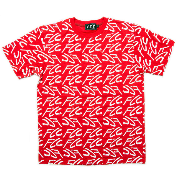 FCC GRAFFITI TEE RED