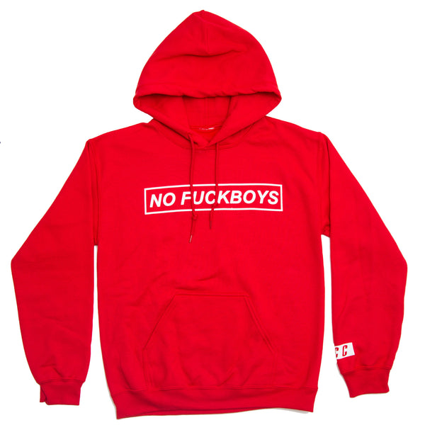 FCC NO FUCKSBOYS HOODIE RED