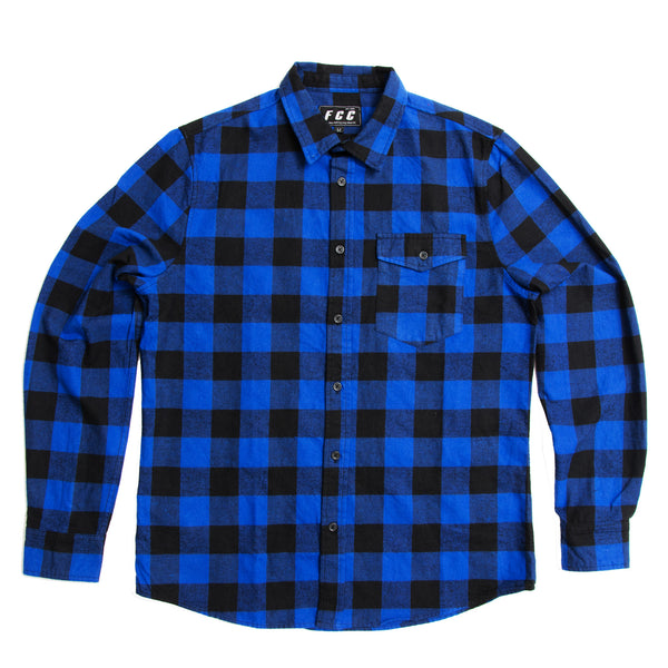 FCC FLANNEL SHIRT BLUE