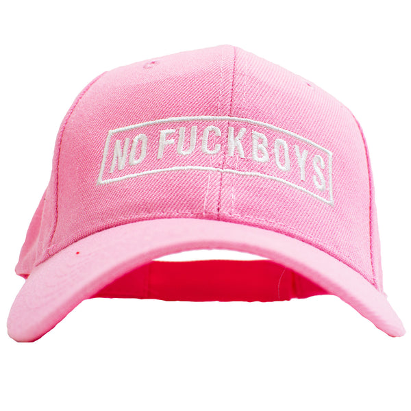 FCC NO FUCKBOYS STRAPBACK PINK
