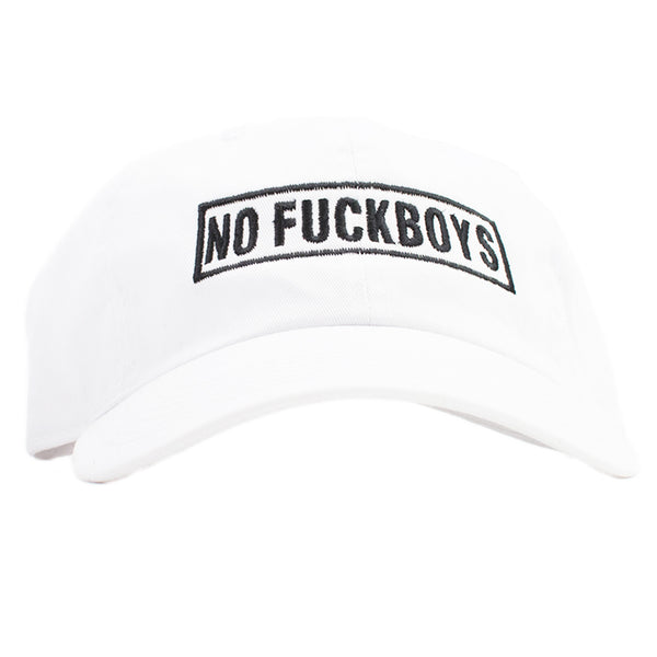 FCC NO FUCK BOYS HAT WHITE