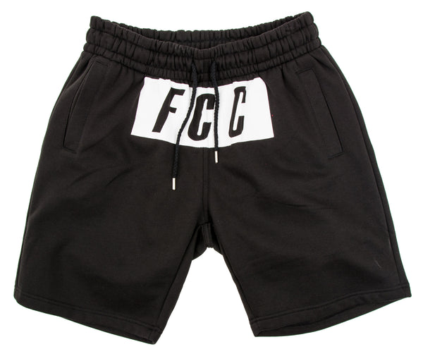 BOX LOGO SHORTS IN BLACK