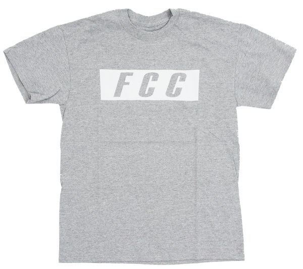 BOX LOGO TEE IN GREY