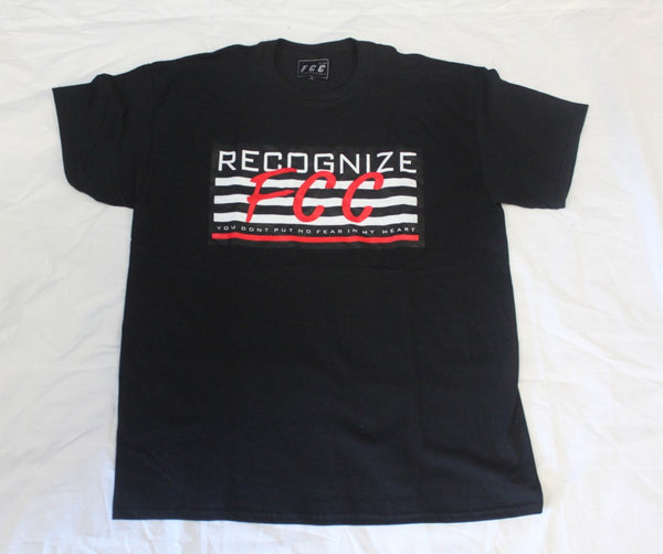 FCC RECOGNIZE TEE IN BLACK