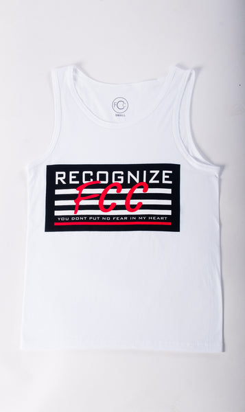 FCC RECOGNIZE TANK TOP IN WHITE