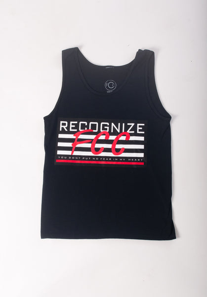 FCC RECOGNIZE TANK TOP IN BLACK